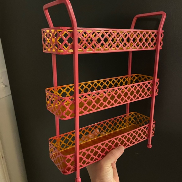 Pink and Gold 3-Tier Metal Counter Top Storage Organizer - Picture 12 of 16